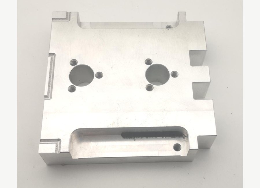 CNC machined aluminum component